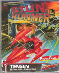 S.T.U.N. Runner Atari ST US box art